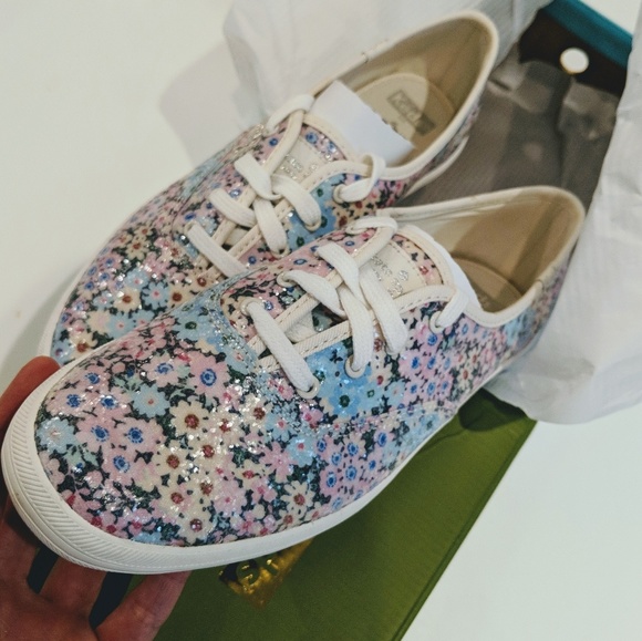 Keds x kate spade Glitter Champion Daisy Garden 8 - Picture 3 of 6